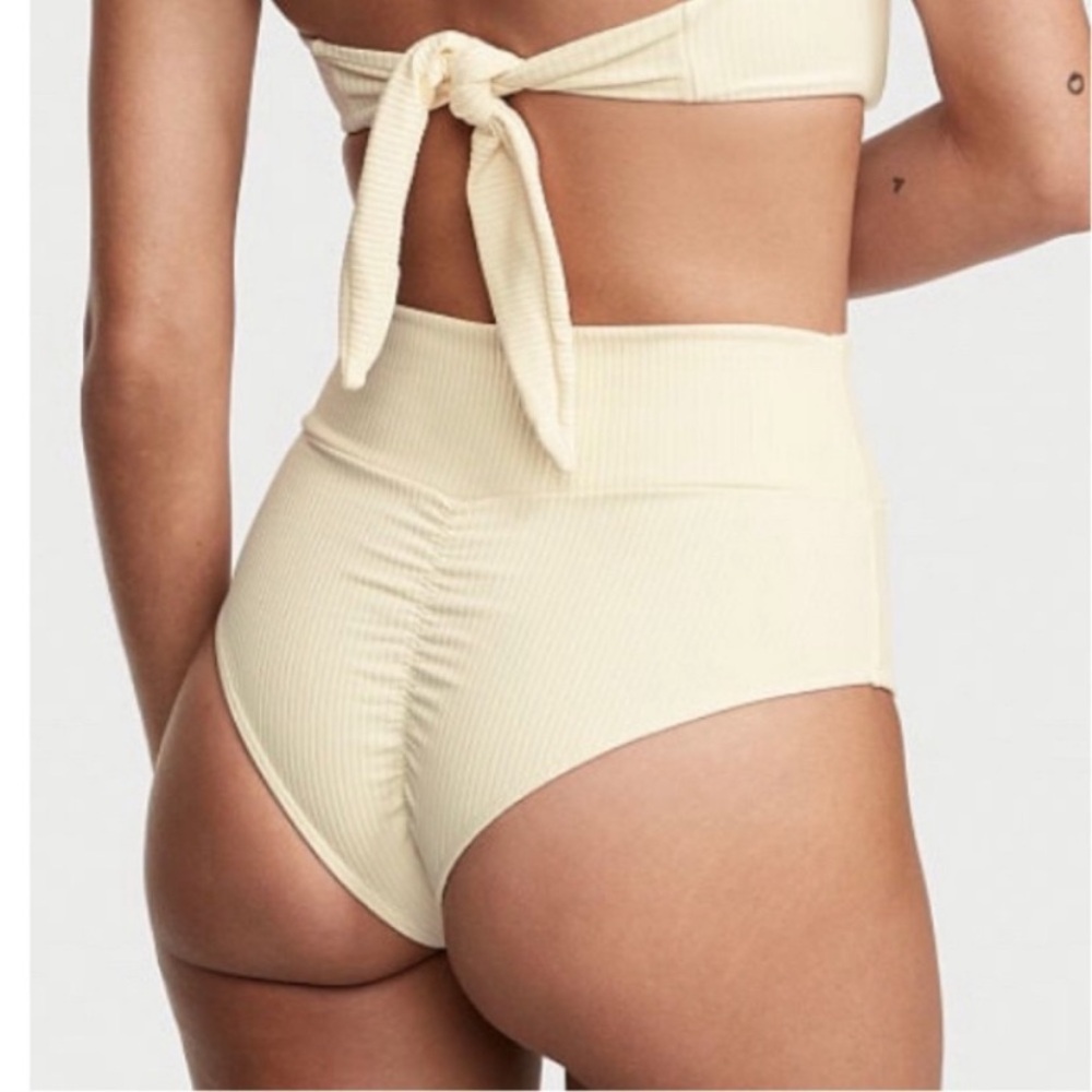 New! Montce Paula ribbed high waisted scrunch butt bottoms 27901